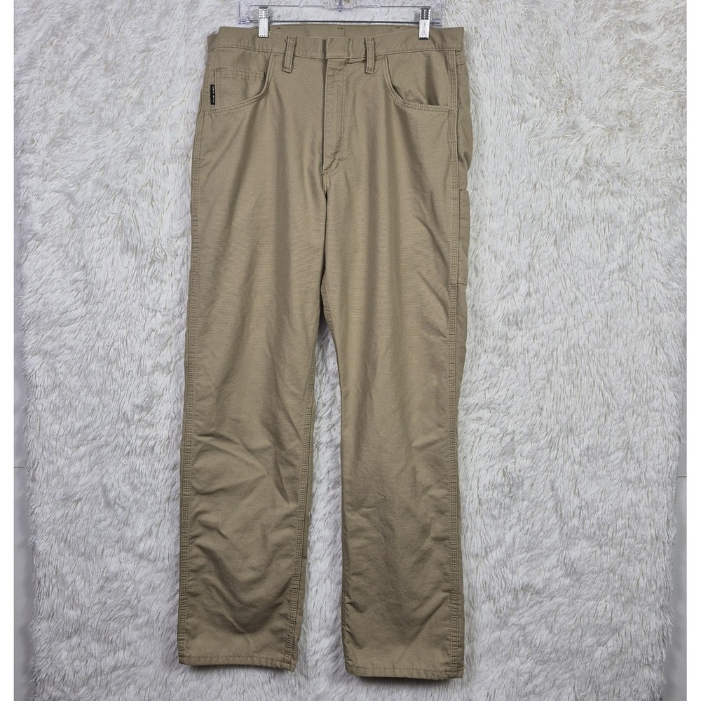 Bulwark FR CAT 2112 PLJ6KH4 Khaki Pants Size 36x34 Workwear Utility